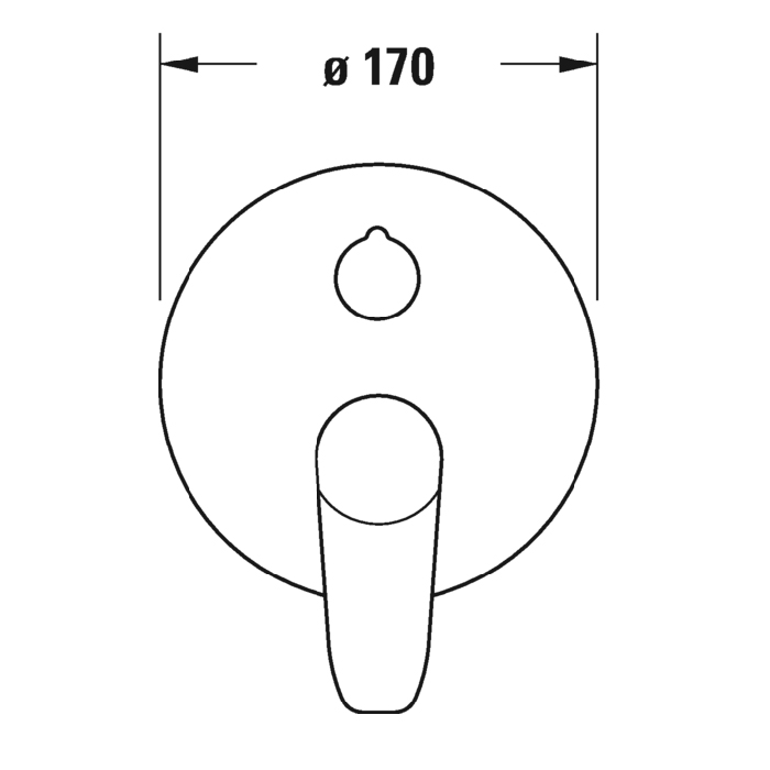 Duravit B.1 Смеситель для ванны, встраиваемый, с переключателем и обратным клапаном, цвет: хром
