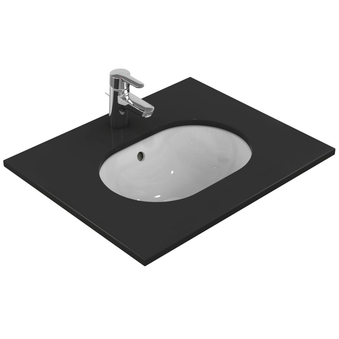 Ideal Standard Connect Раковина 48x35см., встраиваемая снизу, без отв., цвет: белый