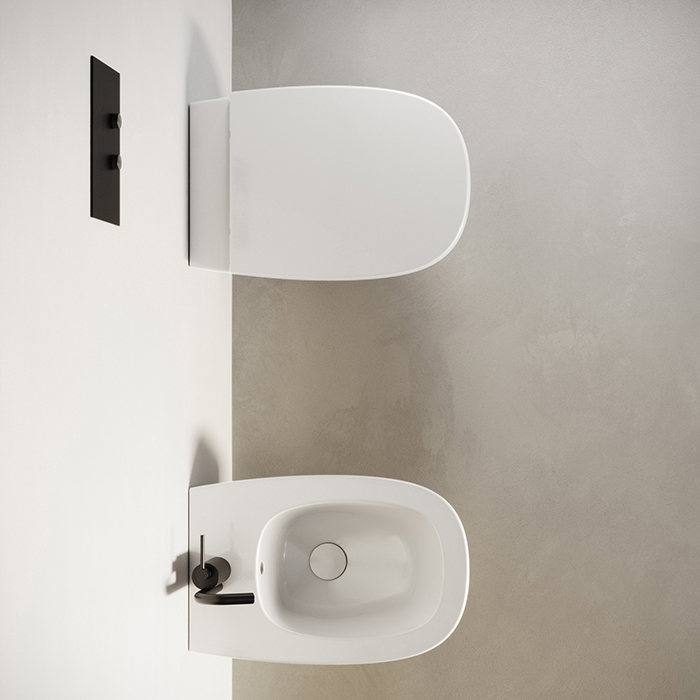 Catalano Alvea Биде подвесное 53x36см, с 1 отв. цвет: белый глянцевый