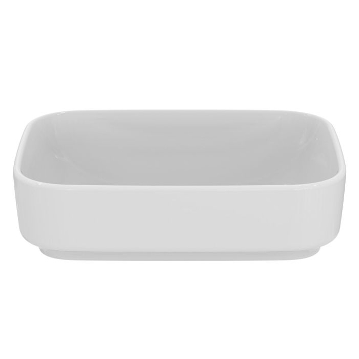 Ideal Standard i.life Раковина 55х40х13см., накладная, без отв., без перелива, без крепежа, цвет: белый глянцевый