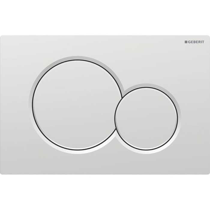 Geberit Sigma01 Клавиша для двойного смыва, круглая: Матовый хром