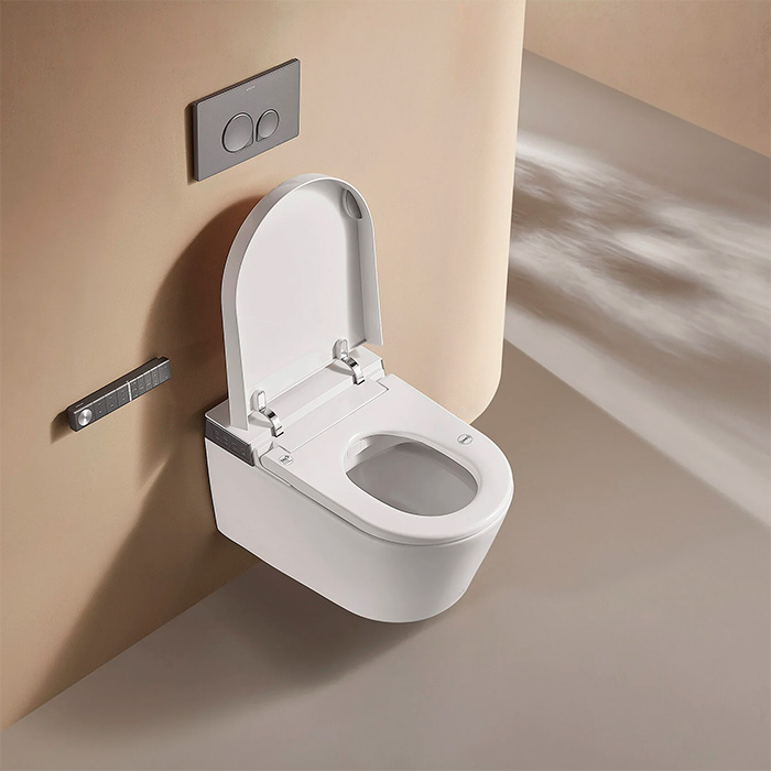 Arrow Pollux Унитаз Smart с функцией биде, 34x60см, подвесной, безободковый, цвет: белый