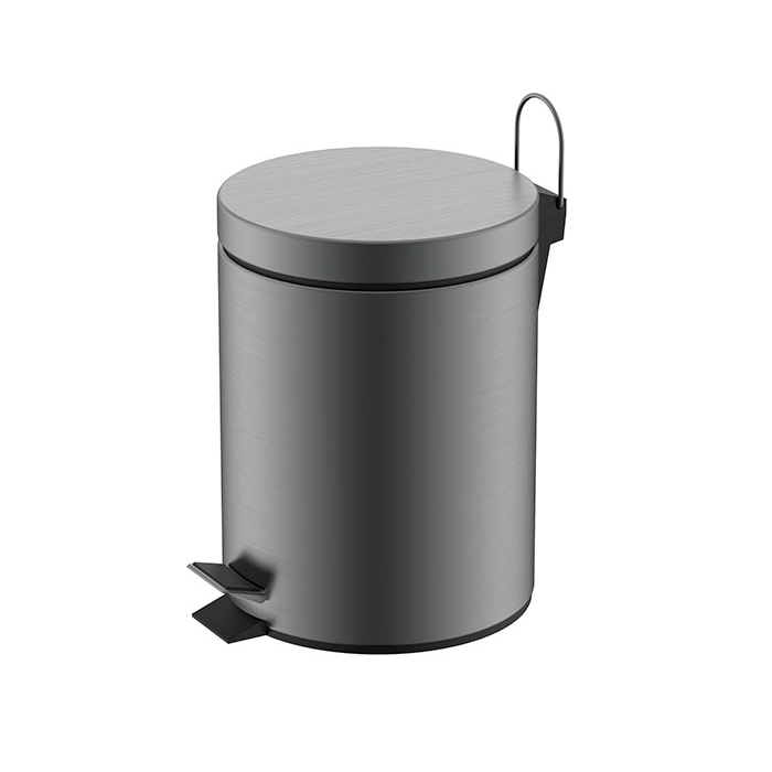 NEMO Ведро 5л., напольное, цвет: gun metal