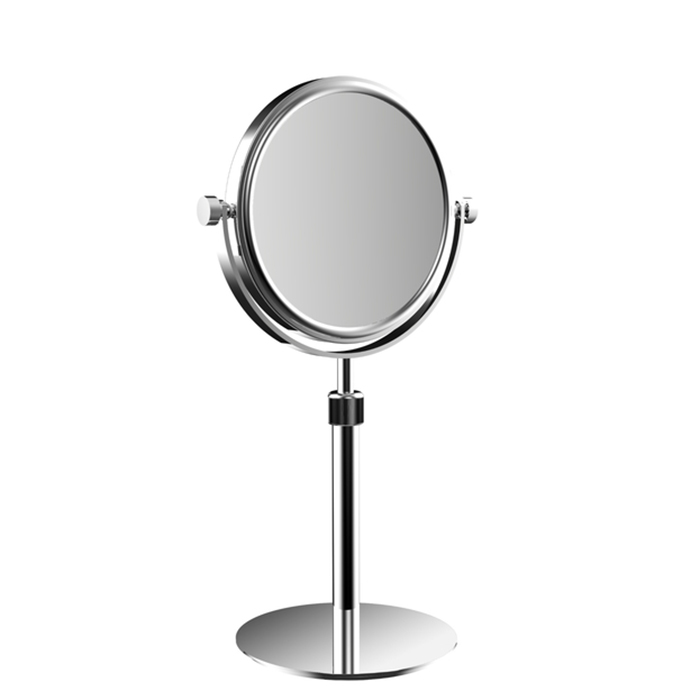EMCO Pure Зеркало косметическое, Ø153мм, настольн., регулир., 3x кратное увеличение, цвет: хром