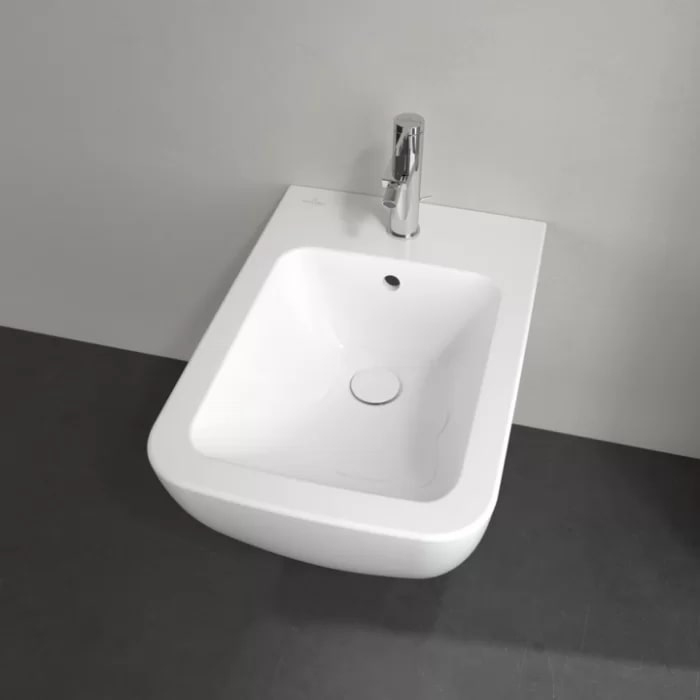 Villeroy&Boch Venticello Биде подвесное 37.5х56х28.5см., 1 отв., цвет: альпийский белый