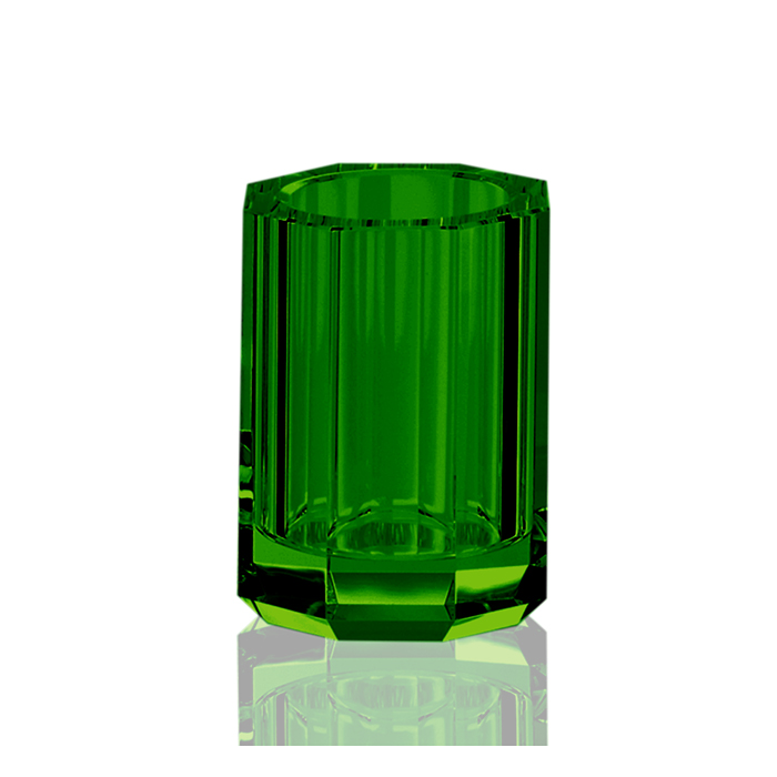 Decor Walther Kristall BER Стакан настольный, цвет: хрусталь зеленый