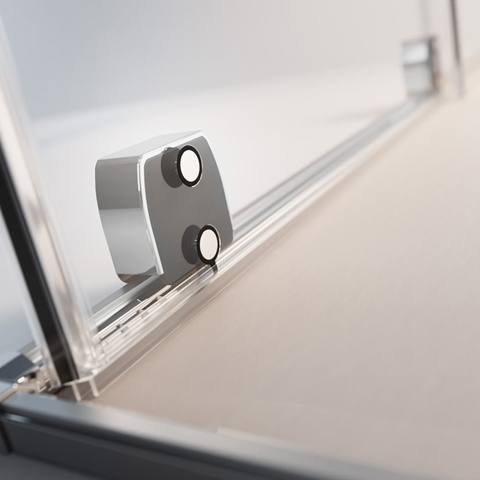 Radaway Furo DWJ Душевая дверь 72см, раздвижная, левая, стекло прозрачное, покрытие Easy Clean, профиль: хром