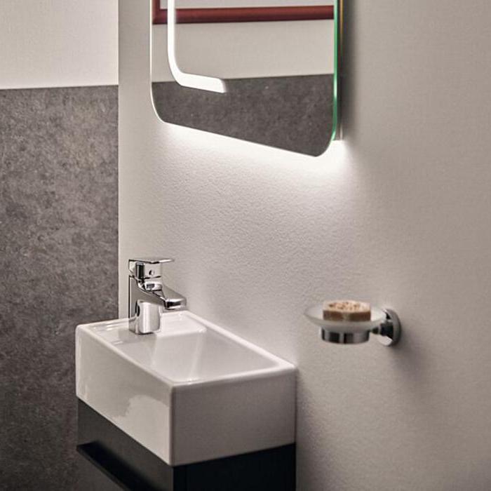 Ideal Standard i.life S Раковина 37х21xh12см., подвесная, с 1 отв., Sx, без перелива, цвет: белый глянец