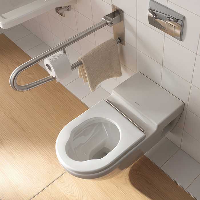 Duravit Starck 3 Унитаз 70х45х36см., подвесной, для инвалидов на колясках, цвет: белый