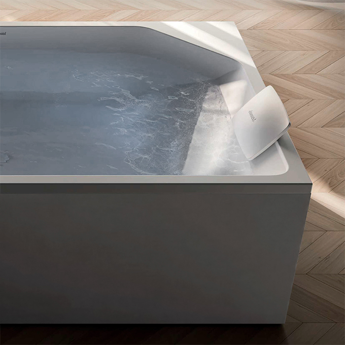 Jacuzzi Onira Ванна встраиваемая 190x120x60см, без отв., в комплекте 2 подушки, цвет: белый матовый