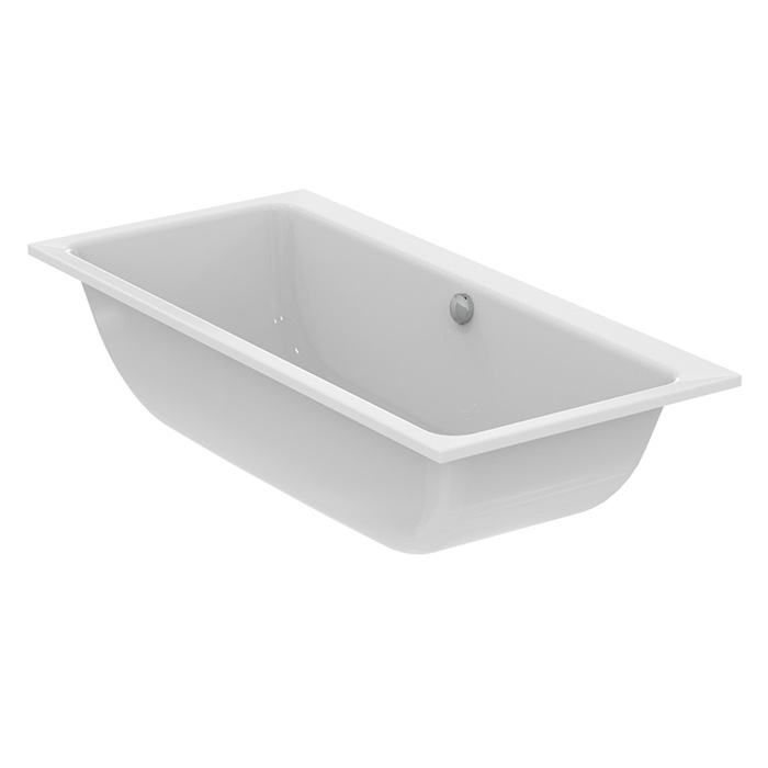 Ideal Standard Dolce Vita Ванна 190x90 см, встраиваемая, акрил, без панелей, перелива, ножки в комплекте, цвет: белый глянец