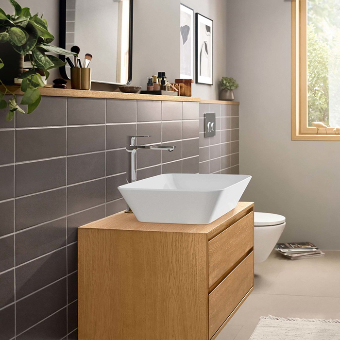 Hansgrohe Rebris E Смеситель для раковины, 1 отв., CoolStart, с донным клапаном, цвет: хром