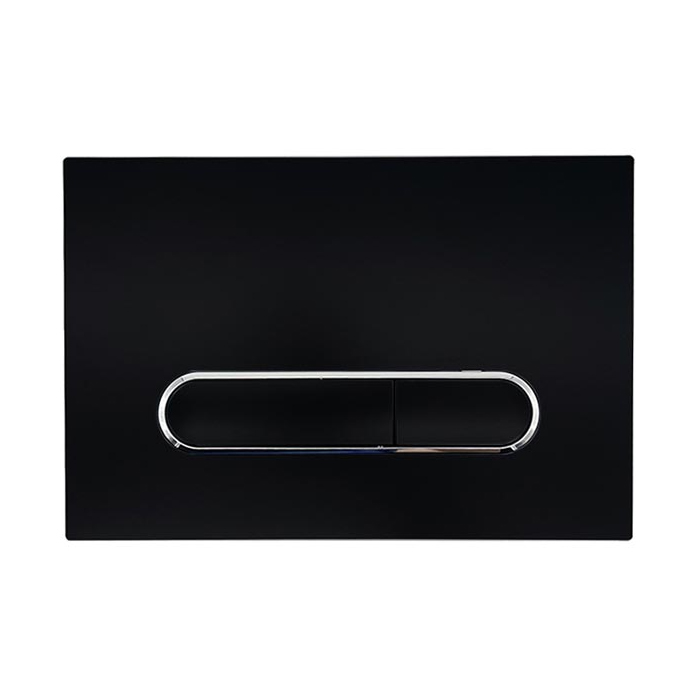 NEMO Клавиша смыва, 2 режима, цвет: черный матовый