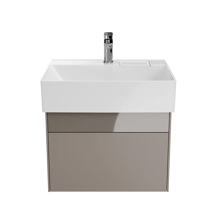 Kerama Marazzi Logica Тумба подвесная 56.4x46x40.3см., 2 ящика, цвет: песчаный