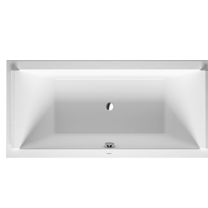 Duravit STARCK Ванна акриловая  прямоугольный вариант 190x90см, встраиваемая или с панелями, с 2 наклонами  для спины ,  цвет: белый