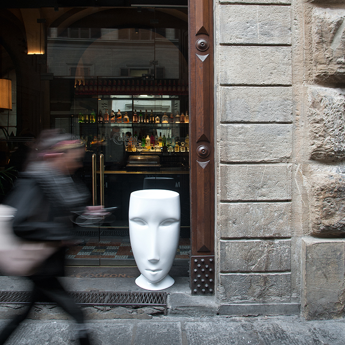 Kerasan Artwork Moloco Раковина 45х51х94.5 см, без отв., напольная, слив в пол, цвет: белый