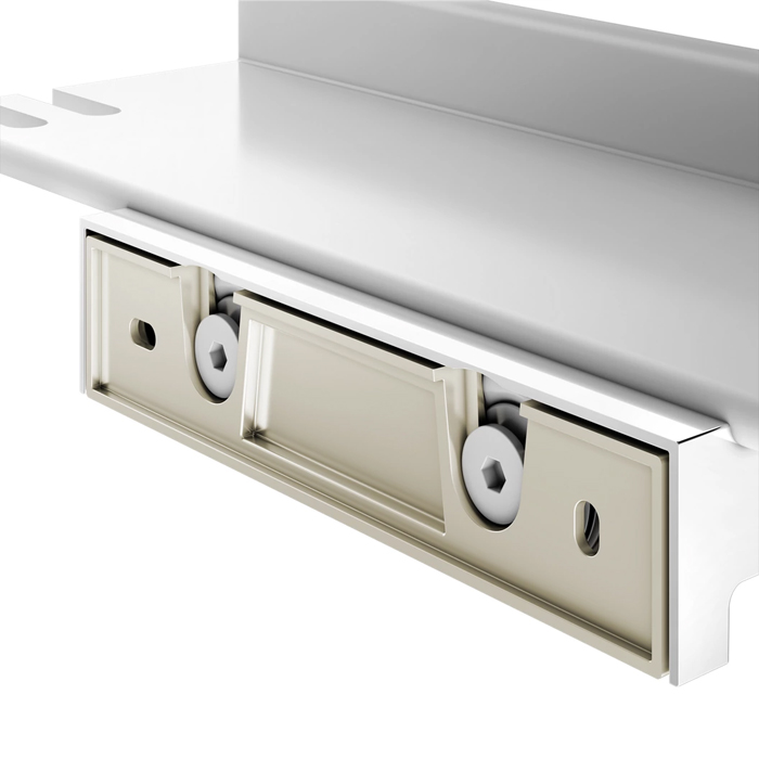 Keuco Reva Полочка для душа, встроенный крючок, подвесной, цвет: Shower shelf белый