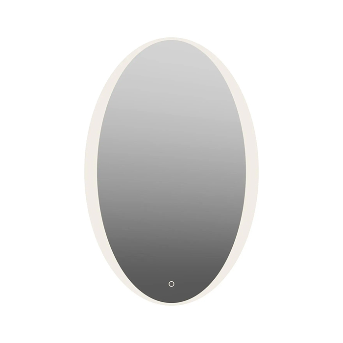 Kerama Marazzi Elegance Зеркало Анри 52см, подвесное, сенсор смена цвета подсветки и диммер, цвет: белый