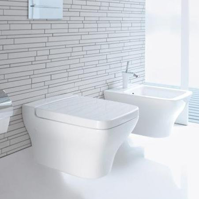 Duravit PuraVida Унитаз подвесной 54x35см, с креплением, цвет: белый глянец