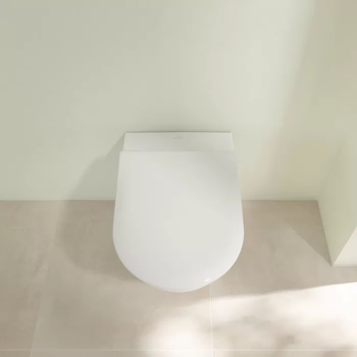 Villeroy&Boch Subway 2.0, Унитаз подвесной 370*560*365, безободковый, в комплекте сиденье SlimSeat, микролифт, цвет альпийский белый