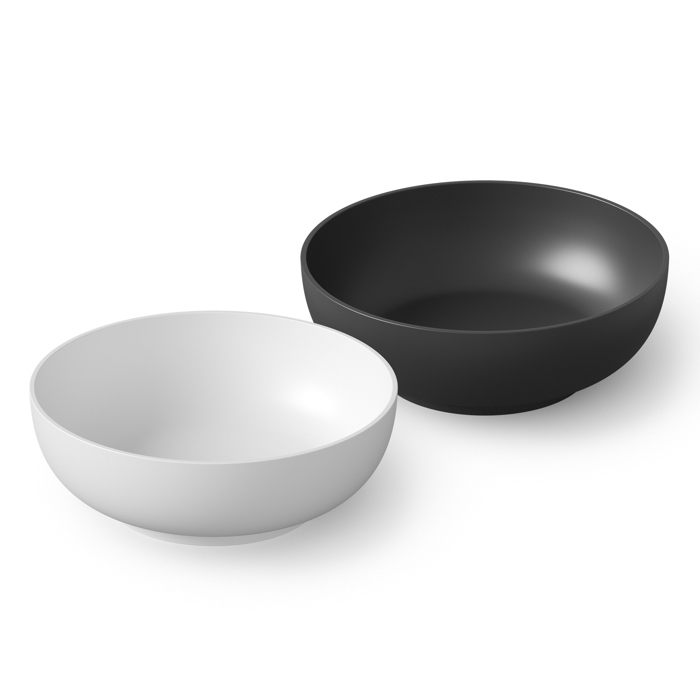 Dea Design Round Ванна 150х150х52см., отдельностоящая, Solid Surface, цвет: Black №16