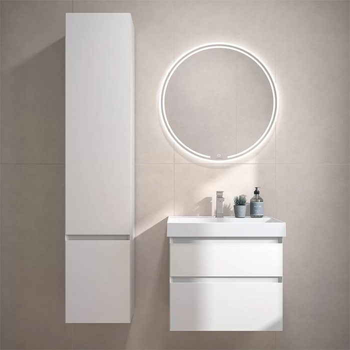 Kerama Marazzi Cubo Тумба подвесная 60см, с ящиками, цвет: белая матовая