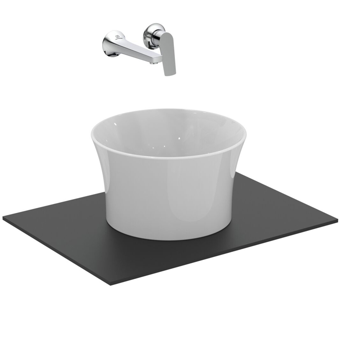Ideal Standard La Dolce Vita Раковина d34хh20см., накладная, без отв., с крепежом, цвет: белый глянец