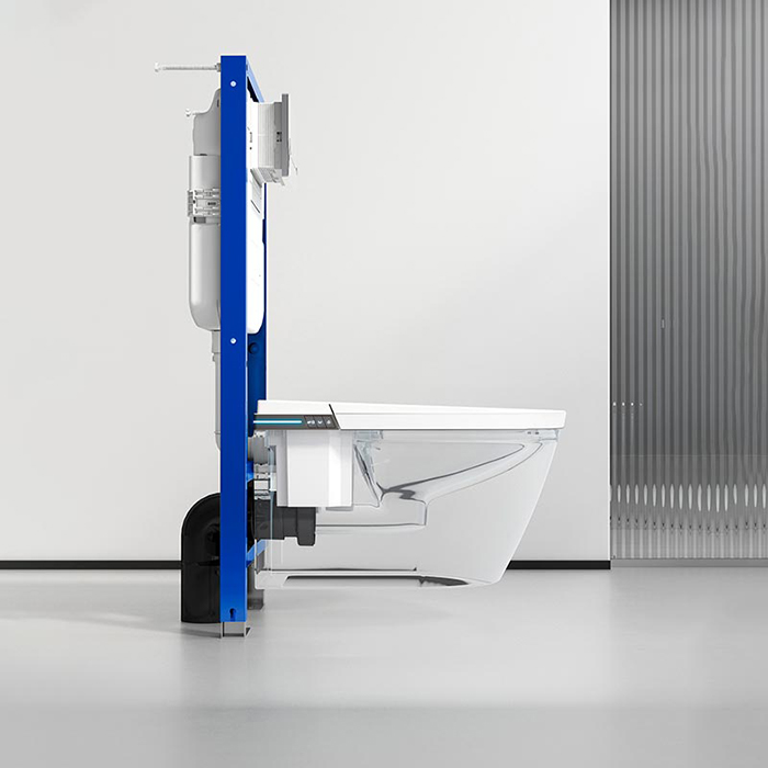 NEMO Инсталляция для электронного унитаза-биде, с пневматическим смывом