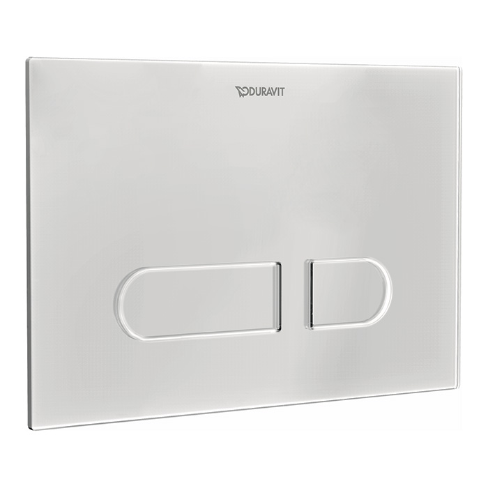 Duravit A.1 Клавиша смыва Plus, белое стекло с подсветкой