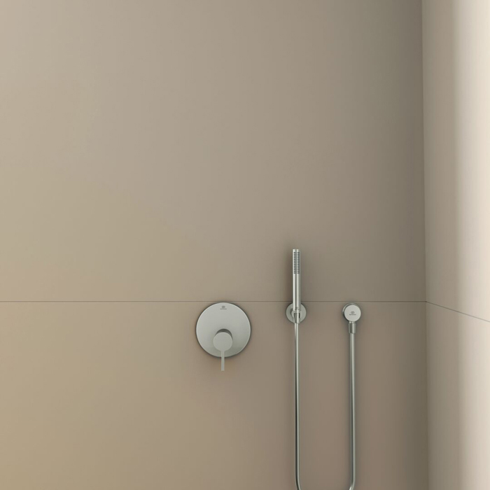 Ideal Standard Joy Смеситель для душа, встраиваемый, цвет: PVD Silver Storm (Серебряный Шторм)