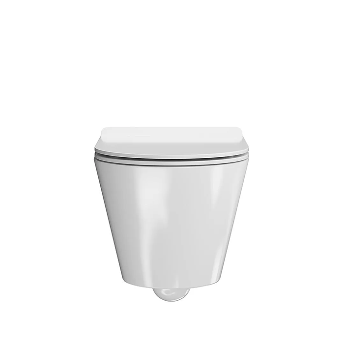Kerama Marazzi Plaza Modern Унитаз 36х53см., подвесной, безободковый, с крепежом, цвет: белый глянцевый