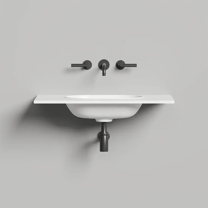 Salini Onda Plus Essentials Раковина 80х50х14см., подвесная, 1 отв., цвет: белый матовый