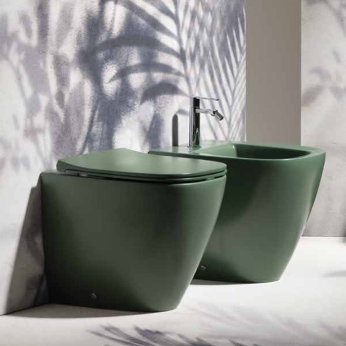 Simas Juniper Биде напольное 53,5x370xh42см, с 1 отв., цвет: mirto matt