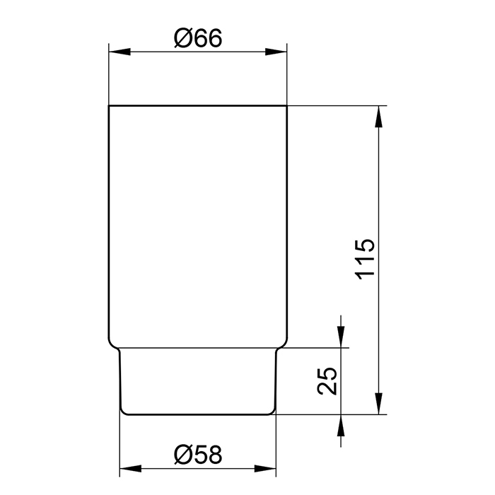 Keuco Plan Стакан, подвесной, хрустальный, цвет: хром