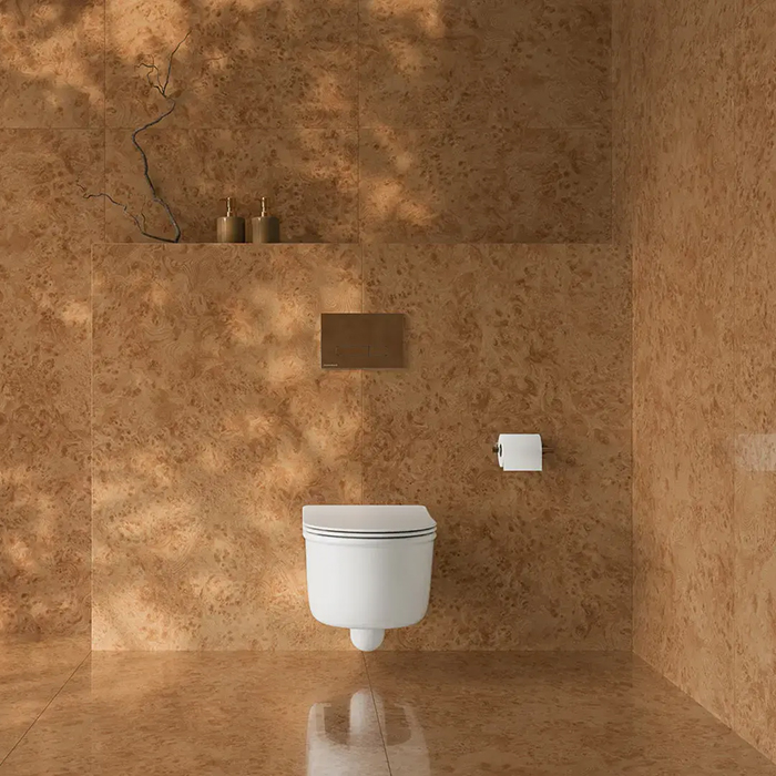 Kerama Marazzi Elegance Унитаз подвесной 53x35см, безободковый, цвет: белый глянцевый