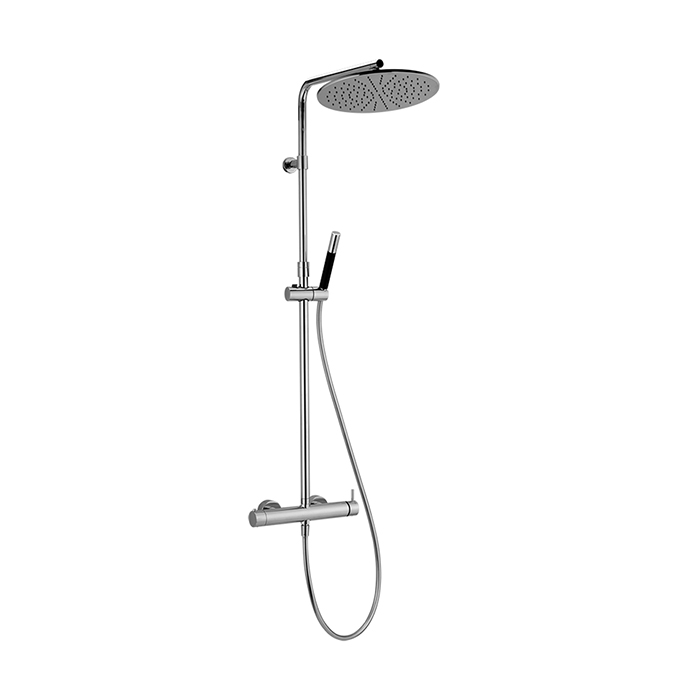 Cisal Slim Душевая стойка, с верхним душем 30см., ручной  лейкой, цвет: хром