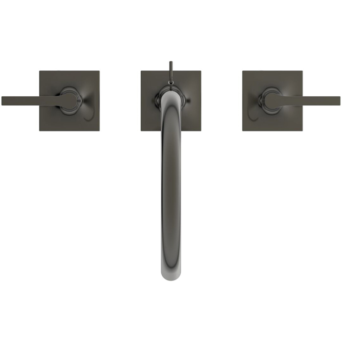 Ideal Standard Joy Neo Смеситель для раковины, на 3 отв., с донным клапаном, цвет: PVD Magnetic Grey