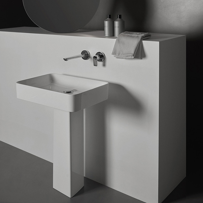 Ideal Standard Conca Раковина накладная 60х40хh12см, прямоугольная, без отв., с крепежом, цвет: белый