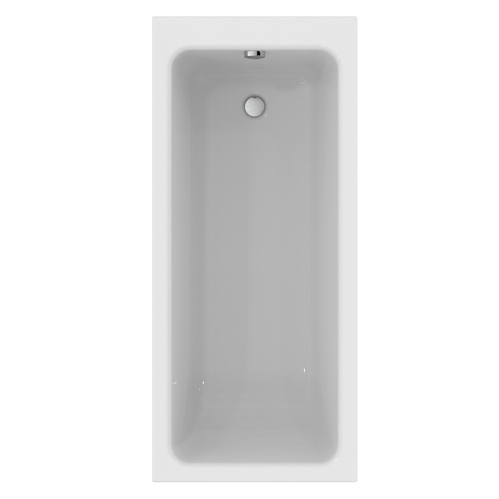 Ideal Standard Dolce Vita Ванна 170x75 см, встраиваемая, акрил, без панелей, перелива, ножки в комплекте, цвет: белый глянец