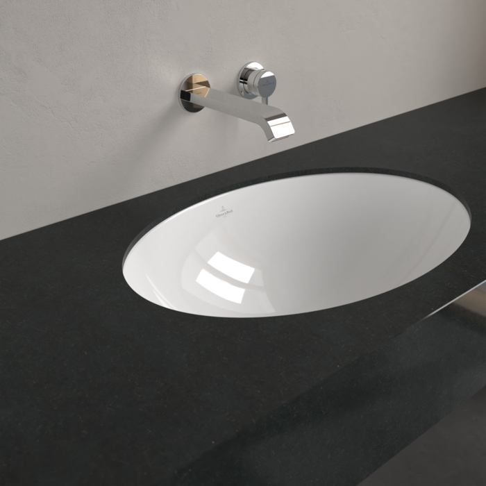 Villeroy&Boch Loop&Friends Раковина встраиваемая 56х38х22см., без отв., с переливом, цвет: альпийский белый