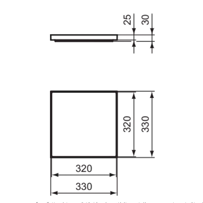 Ideal Standard Solos Подставка для душевых принадлежностей на раковину 33x3см., цвет: Матовый Закат