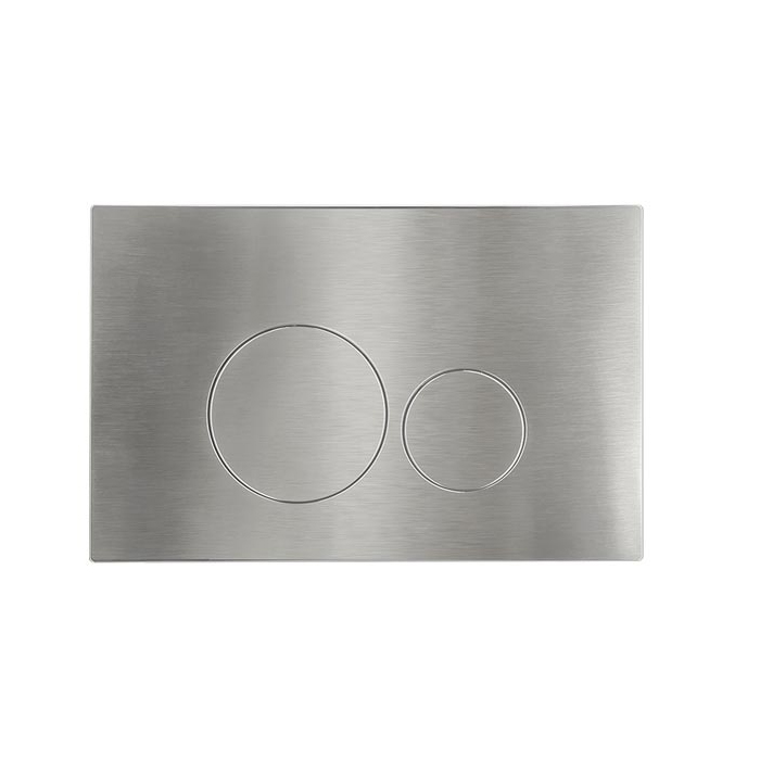 NEMO Клавиша смыва, круглые кнопки, цвет: брашированный никель