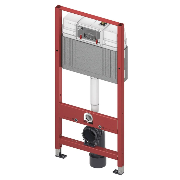 TECE Комплект TECEbase 3.0 c кронштейнами, звукоизоляцией, панелью смыва TECEnow, цвет: белый глянцевый