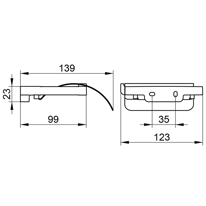 Keuco Collection Moll Держатель т/б, подвесной, c крышкой, открытый, цвет: хром