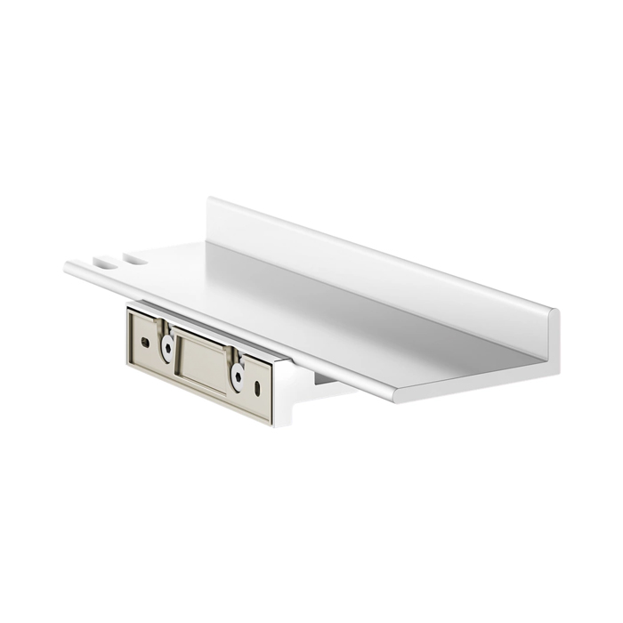 Keuco Reva Полочка для душа, встроенный крючок, подвесной, цвет: Shower shelf белый