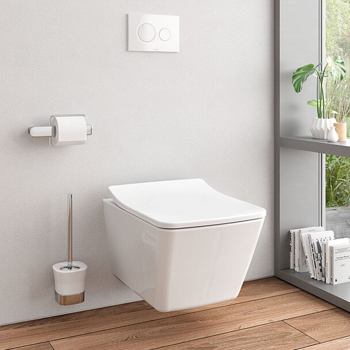 TOTO SP Унитаз подвесной безободковый 38x54x33.5см, с сиденьем, цвет: белый