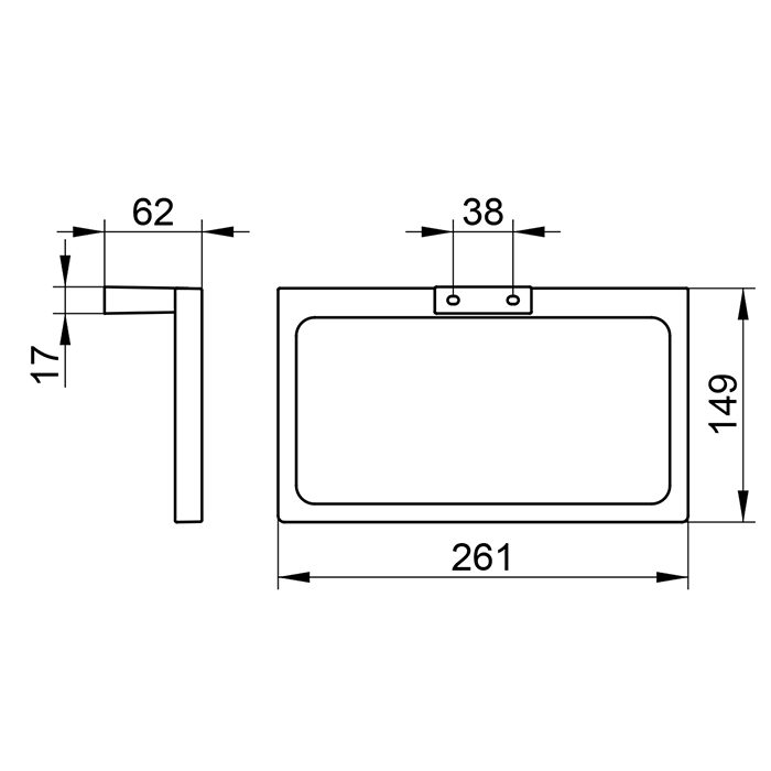 Keuco Edition 11 Полотенцедержатель-кольцо, поворотный, цвет: brushed brass