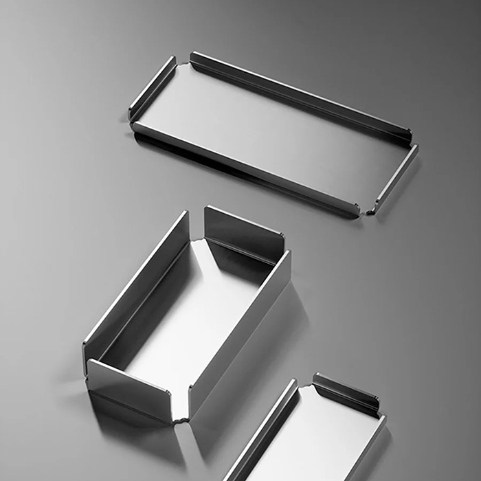 QuadroDesign Поднос 31.8х13.8х1.9см., подвесной, цвет: Brushed Stainless Steel