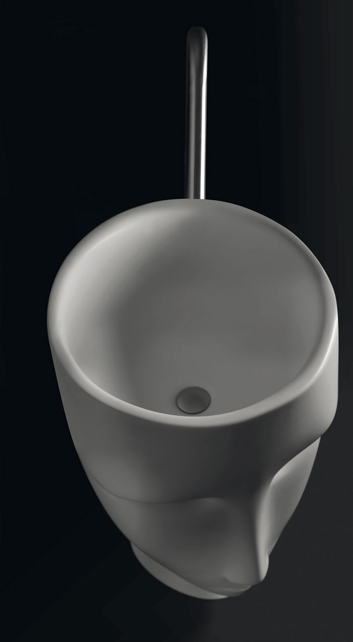 Kerasan Artwork Moloco Раковина 45х51х94.5 см, без отв., напольная, слив в пол, цвет: белый