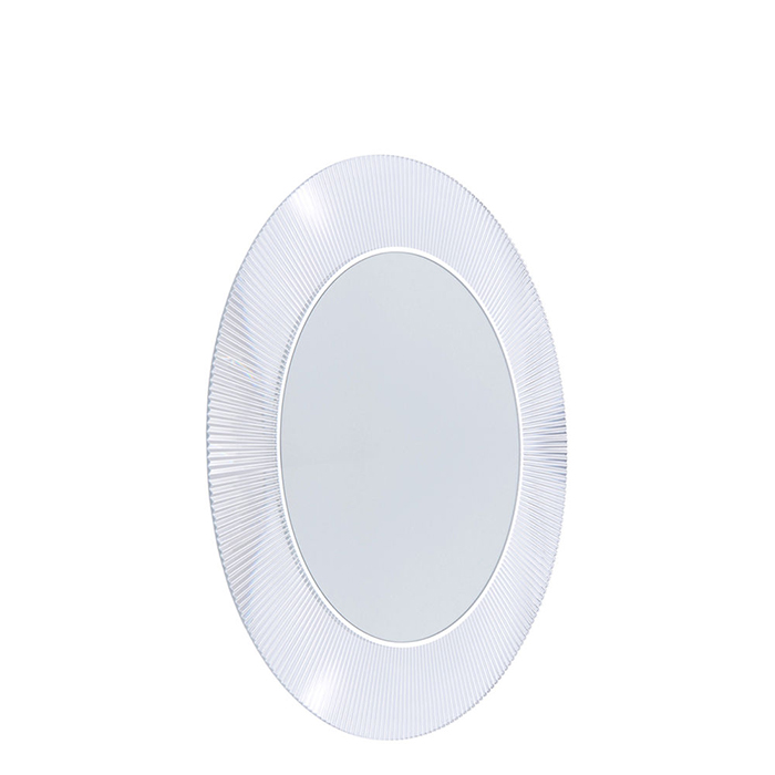 Laufen Kartell Зеркало круглое d=78см, настенное, со скрытой подсветкой LED , цвет: прозрачный кристал
